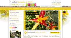 Desktop Screenshot of jardinsdejuliette.com